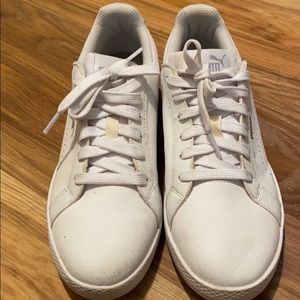 PUMA white sneakers